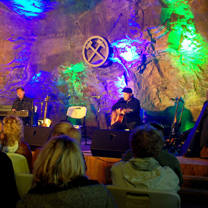 konzert-im-Bergwerk Konzert in den Zinnkammern Pöhla